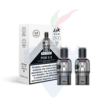 Pod di Ricambio FLY Pod 0,8ohm - 2 Pezzi - Lik Bar