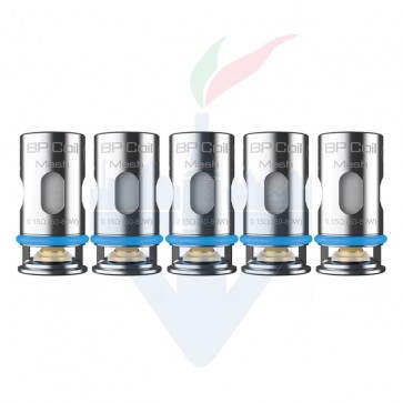 Testine di Ricambio BP Mesh Coil 0,15ohm Confezione da 5 Pezzi - Aspire