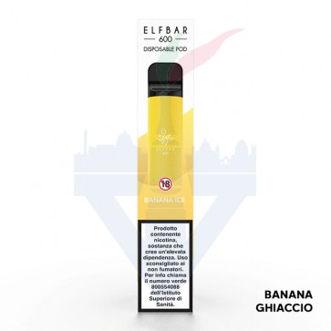 BANANA ICE Disposable - 600 Puff - Vape Pen Usa e Getta - Elf Bar