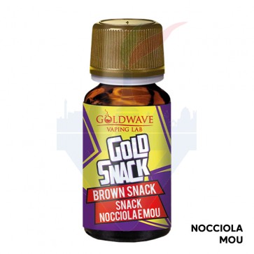 BROWN SNACK - Gold Snack - Aroma Concentrato 10ml - Goldwave CON TASSELLO