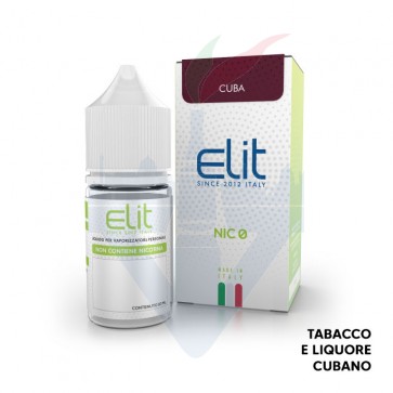 CUBA - Liquido Pronto 10ml - Elit Flavor