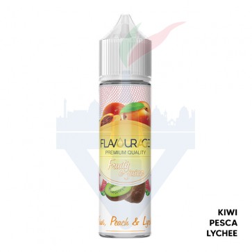 KIWI PEACH E LYCHEE - Fresh Fruity - Aroma Shot 20ml - Flavourage