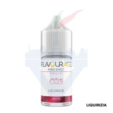 LICORICE - Aroma Mini Shot 10ml - Flavourage CON TASSELLO