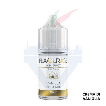 VANILLA CUSTARD - Aroma Mini Shot 10ml - Flavourage CON TASSELLO