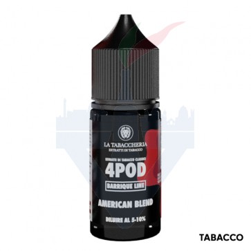 AMERICAN BLEND - 4pod Estratti Di Tabacco - Aroma Concentrato 10ml - La Tabaccheria