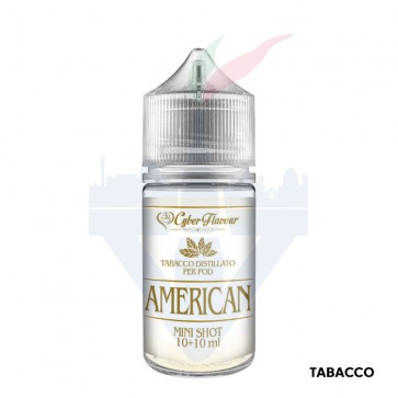 AMERICAN - Distillati for Pod - Aroma Mini Shot 10ml - Cyber Flavour CON TASSELLO