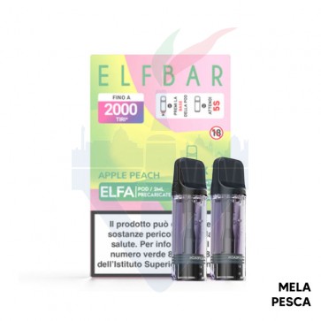 APPLE PEACH - Pod Precaricata ELFA - 2 Pezzi - Elf Bar