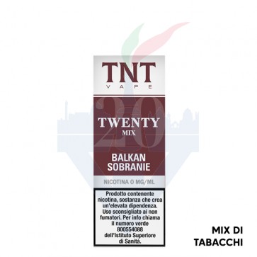 BALKAN SOBRAINE - Twenty Mix - Liquido Pronto 10ml - TNT Vape