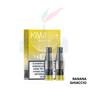 BANANA ICE - Pod Precaricata Kiwi Go PLUS - 2 Pezzi - Kiwi Vapor