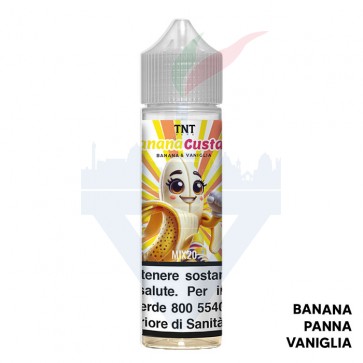 BANANA CUSTARD - Mix Series - Shot 20 su 60 - TNT Vape BANANA CUSTARD - Mix Series - Shot 20 su 60 - TNT Vape