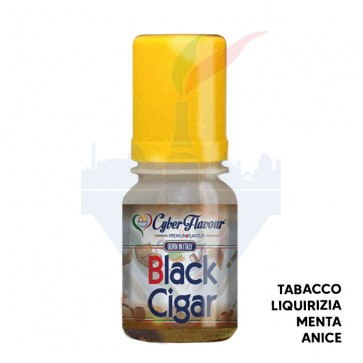 BLACK CIGAR - Tabaccosi - Aroma Concentrato 10ml - Cyber Flavour