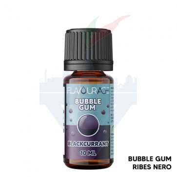 BUBBLE GUM BLACKCURRANT - Freezy - Aroma Concentrato 10ml - Flavourage