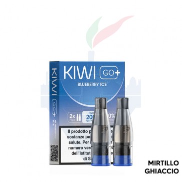 BLUEBERRY ICE - Pod Precaricata Kiwi Go PLUS - 2 Pezzi - Kiwi Vapor