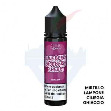 BLUEBERRY RASPBERRY CHERRY - Aroma Shot 20ml - Open Bar [CON TASSELLO]