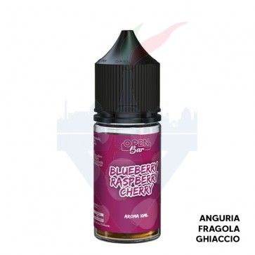 BLUEBERRY RASPBERRY CHERRY - Aroma Mini Shot 10ml - Open Bar CON TASSELLO