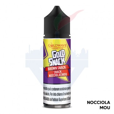 BROWN SNACK - Gold Snack - Aroma Shot 20ml - Goldwave CON TASSELLO