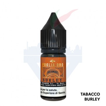 BURLEY - Foglia Oro - Aroma Concentrato 10ml - Dreamods CON TASSELLO