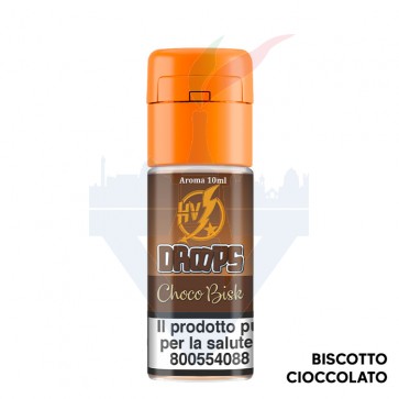 CHOCO BISK - Drops - Aroma Concentrato 10ml - High Voltage CHOCO BISK - Drops - Aroma Concentrato 10ml - High Voltage