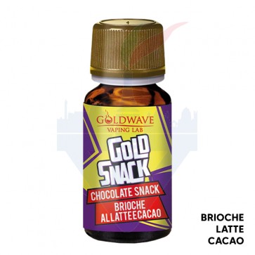 CHOCOLATE SNACK - Gold Snack - Aroma Concentrato 10ml - Goldwave CON TASSELLO