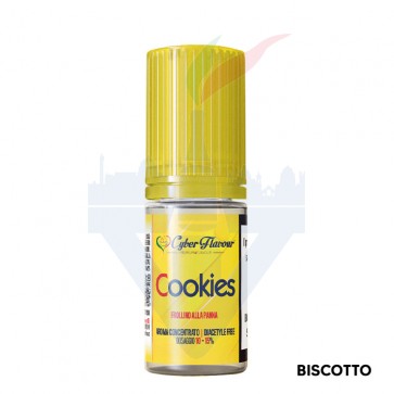 COOKIES - Cremosi - Aroma Concentrato 10ml - Cyber Flavour CON TASSELLO