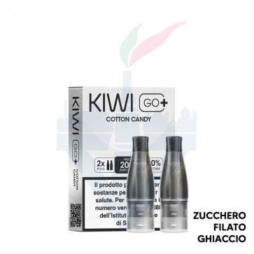 COTTON CANDY - Pod Precaricata Kiwi Go PLUS - 2 Pezzi - Kiwi Vapor