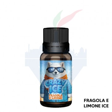 FRAGOLA E LIMONE - Crazy Ice - Aroma Concentrato 12ml - Vapur
