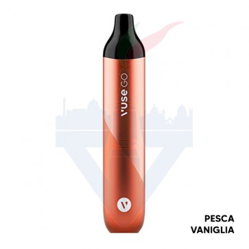 CREAMY PEACH 0mg Disposable Vuse Go Max - 1500 Puff - Vape Pen Usa e Getta - Vuse