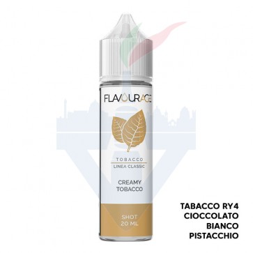 CREAMY TOBACCO - Classic - Aroma Shot 20ml - Flavourage CON TASSELLO