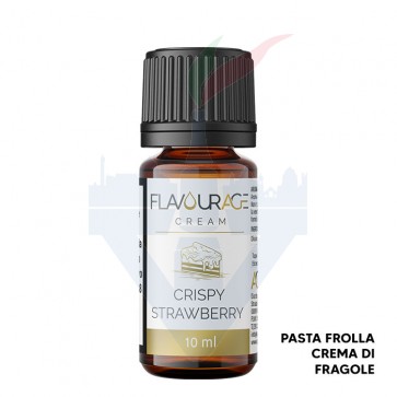 CRISPY STRAWBERRY - Aroma Concentrato 10ml - Flavourage CON TASSELLO