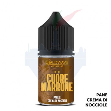 CUORE MARRONE - Cuori - Aroma Mini Shot 10ml - Goldwave CON TASSELLO