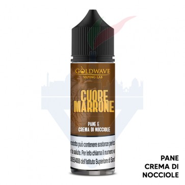 CUORE MARRONE - Cuori - Aroma Shot 20ml - Goldwave CON TASSELLO