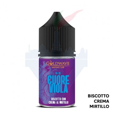 CUORE VIOLA - Cuori - Aroma Mini Shot 10ml - Goldwave CON TASSELLO