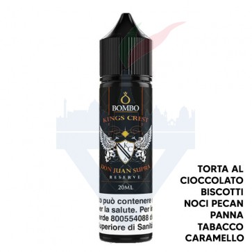 DON JUAN SUPRA RESERVE - Mix Series 20ml - Kings Crest e Bombo CON TASSELLO