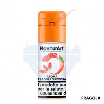 FRAGOLA SUCCOSA - Aroma Concentrato 10ml - FlavourArt CON TASSELLO