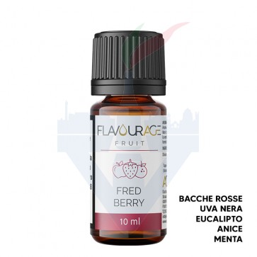 FRED BERRY - Aroma Concentrato 10ml - Flavourage CON TASSELLO