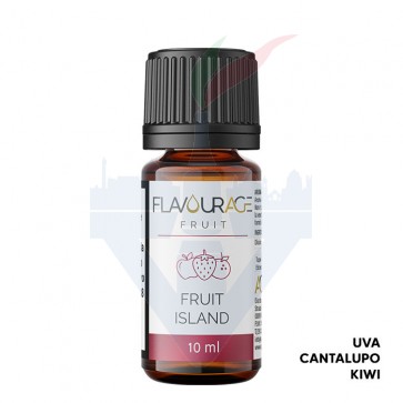 FRUIT ISLAND - Aroma Concentrato 10ml - Flavourage CON TASSELLO