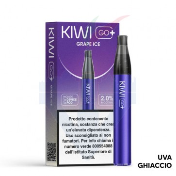 Kiwi Go PLUS Device  Pod Precaricata GRAPE ICE - Kiwi Vapor