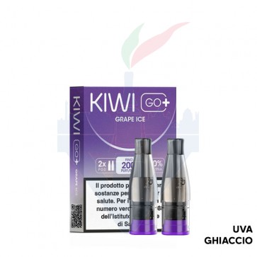 GRAPE ICE - Pod Precaricata Kiwi Go PLUS - 2 Pezzi - Kiwi Vapor