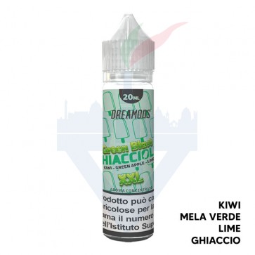 GREEN BLAST - I Ghiaccioli - Aroma Shot 20ml - Dreamods CON TASSELLO