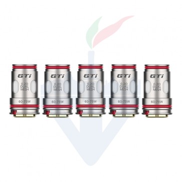 Testine Coil di Ricambio GTi 0,2ohm Dual Mesh - 5 Pezzi - Vaporesso