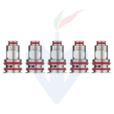 Testine Coil di Ricambio GTX-2 0,6ohm a Mesh Confezione da 5 Pezzi - Vaporesso