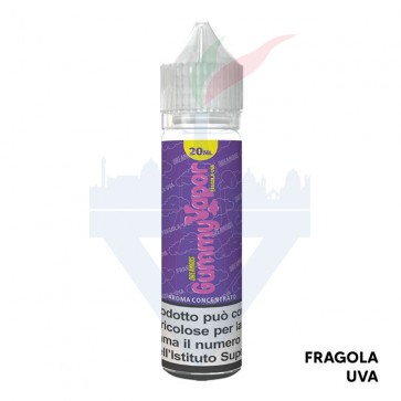GUMMY VAPOR FRAGOLA E UVA - Aroma Shot 20ml - Dreamods CON TASSELLO