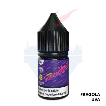 GUMMY VAPOR FRAGOLA E UVA - Mix Series 10ml - Dreamods CON TASSELLO