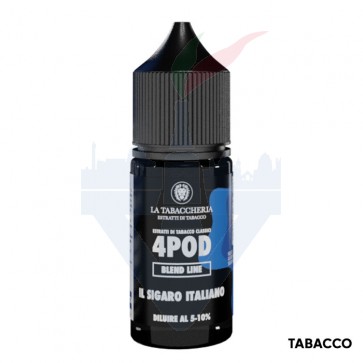 IL SIGARO ITALIANO - 4pod Estratti Di Tabacco - Aroma Concentrato 10ml - La Tabaccheria