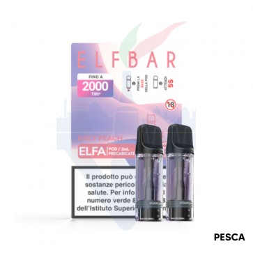 JUICY PEACH - Pod Precaricata ELFA - 2 Pezzi - Elf Bar