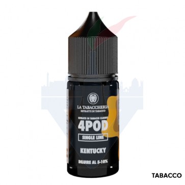 KENTUCKY - 4pod Estratti Di Tabacco - Aroma Concentrato 10ml - La Tabaccheria