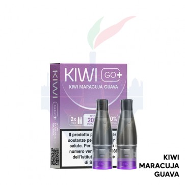 KIWI MARACUJA GUAVA - Pod Precaricata Kiwi Go PLUS - 2 Pezzi - Kiwi Vapor