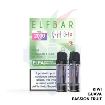 KIWI PASSION FRUIT GUAVA - Pod Precaricata ELFA - 2 Pezzi - Elf Bar