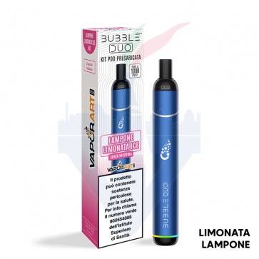 Bubble Duo Device  Pod Precaricata LAMPONE LIMONATA ICE - Vaporart