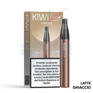 Kiwi Go PLUS Device  Pod Precaricata LATTE ICE - Kiwi Vapor